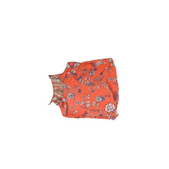 (6 for $25)Maurices Caged Neckline Floral Tank Top size small - Picture 5 of 7